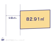 【神奈川県/茅ヶ崎市矢畑】茅ヶ崎市矢畑 土地 区画図