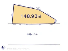 【神奈川県/鎌倉市西鎌倉】鎌倉市西鎌倉1丁目 土地 区画図