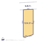 【神奈川県/藤沢市本藤沢】藤沢市本藤沢2丁目 土地 区画図