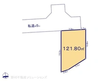 【神奈川県/藤沢市本藤沢】藤沢市本藤沢2丁目 土地 区画図