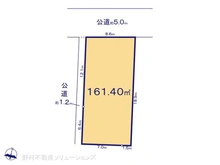 【東京都/三鷹市深大寺】三鷹市深大寺2丁目 土地 区画図