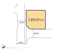 【東京都/武蔵野市吉祥寺北町】武蔵野市吉祥寺北町4丁目 土地 区画図