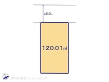 【東京都/武蔵野市吉祥寺北町】武蔵野市吉祥寺北町4丁目 土地 区画図