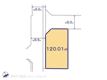 【東京都/武蔵野市吉祥寺北町】武蔵野市吉祥寺北町4丁目 土地 区画図
