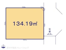 【東京都/三鷹市井口】三鷹市井口5丁目 土地 区画図