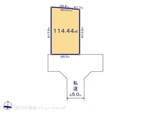 【東京都/西東京市芝久保町】西東京市芝久保町3丁目 土地 区画図