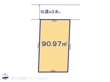 【東京都/練馬区関町北】練馬区関町北3丁目 土地 区画図