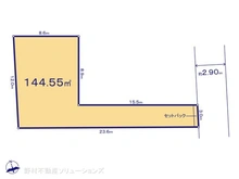 【東京都/武蔵野市関前】武蔵野市関前5丁目 土地 区画図
