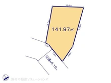 【東京都/三鷹市井の頭】三鷹市井の頭1丁目 土地 区画図