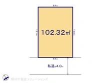 【東京都/調布市柴崎】調布市柴崎1丁目 土地 区画図