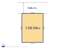 【東京都/稲城市矢野口】稲城市矢野口 土地 区画図