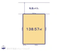 【東京都/稲城市矢野口】稲城市矢野口 土地 区画図