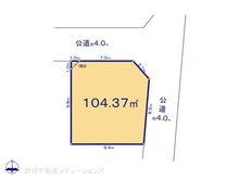 【東京都/三鷹市大沢】三鷹市大沢5丁目 土地 区画図