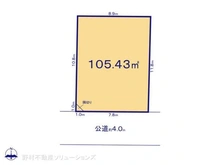 【東京都/三鷹市大沢】三鷹市大沢5丁目 土地 区画図