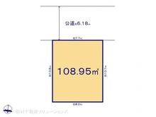 【東京都/大田区西嶺町】大田区西嶺町 土地 区画図