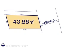 【神奈川県/川崎市多摩区宿河原】川崎市多摩区宿河原4丁目 土地 区画図