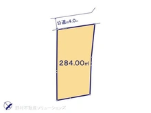 【神奈川県/川崎市麻生区白鳥】川崎市麻生区白鳥4丁目 土地 区画図