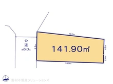 【神奈川県/川崎市多摩区菅馬場】川崎市多摩区菅馬場3丁目 土地 区画図