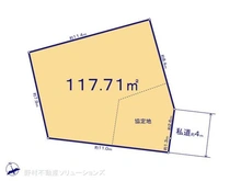 【神奈川県/横浜市港北区篠原町】横浜市港北区篠原町 土地 区画図