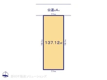 【神奈川県/横浜市港北区新吉田東】横浜市港北区新吉田東5丁目 土地 区画図
