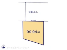 【神奈川県/横浜市港北区篠原東】横浜市港北区篠原東1丁目 土地 区画図