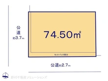 【神奈川県/横浜市港北区篠原東】横浜市港北区篠原東1丁目 土地 区画図