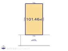 【神奈川県/横浜市港北区新吉田東】横浜市港北区新吉田東5丁目 土地 区画図