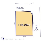 【神奈川県/横浜市港北区日吉本町】横浜市港北区日吉本町6丁目 土地 区画図
