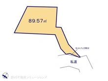 【神奈川県/横浜市港北区仲手原】横浜市港北区仲手原2丁目 土地 区画図
