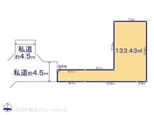【神奈川県/横浜市港北区新吉田東】横浜市港北区新吉田東5丁目 土地 区画図