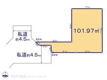 【神奈川県/横浜市港北区新吉田東】横浜市港北区新吉田東5丁目 土地 区画図