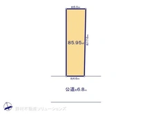 【神奈川県/横浜市港北区日吉本町】横浜市港北区日吉本町4丁目 土地 区画図