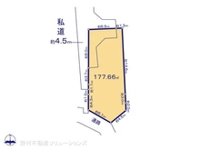 【神奈川県/横浜市港北区新吉田東】横浜市港北区新吉田東1丁目 土地 区画図