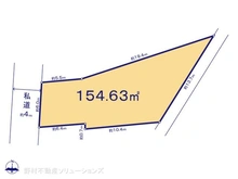【神奈川県/横浜市港北区篠原東】横浜市港北区篠原東2丁目 土地 区画図