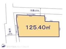 【神奈川県/横浜市港北区富士塚】横浜市港北区富士塚2丁目 土地 区画図