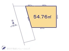 【神奈川県/横浜市港北区綱島東】横浜市港北区綱島東2丁目 土地 区画図