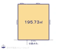 【神奈川県/横浜市金沢区東朝比奈】横浜市金沢区東朝比奈2丁目 土地 区画図