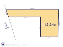 【神奈川県/鎌倉市材木座】鎌倉市材木座3丁目 土地 区画図