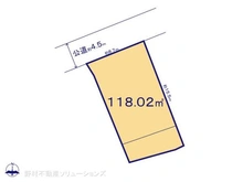 【神奈川県/横浜市港南区野庭町】横浜市港南区野庭町 土地 区画図