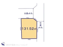 【神奈川県/横浜市港南区笹下】横浜市港南区笹下6丁目 土地 区画図