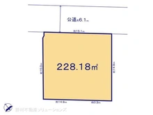 【神奈川県/鎌倉市寺分】鎌倉市寺分2丁目 土地 区画図