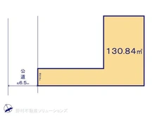 【神奈川県/横浜市港南区丸山台】横浜市港南区丸山台2丁目 土地 区画図