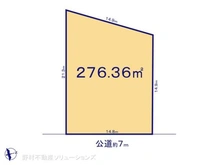 【神奈川県/鎌倉市城廻】鎌倉市城廻 土地 区画図