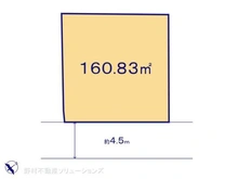 【神奈川県/横浜市港南区日野】横浜市港南区日野4丁目 土地 区画図