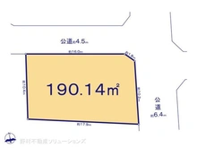 【神奈川県/横浜市栄区元大橋】横浜市栄区元大橋1丁目 土地 区画図