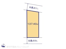 【神奈川県/横浜市港南区笹下】横浜市港南区笹下3丁目 土地 区画図