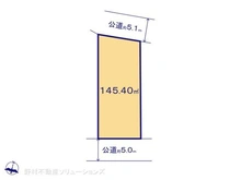 【神奈川県/横浜市港南区笹下】横浜市港南区笹下3丁目 土地 区画図