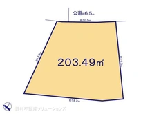 【神奈川県/横浜市青葉区市ケ尾町】横浜市青葉区市ケ尾町 土地 区画図