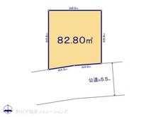 【神奈川県/川崎市宮前区馬絹】川崎市宮前区馬絹4丁目 土地 区画図