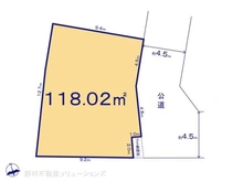 【東京都/小金井市貫井南町】小金井市貫井南町5丁目 土地 区画図